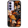 Coque noire taperso pour Redmi 15 4G et 5G avec motif fleur automne protection antichoc personnalisée
