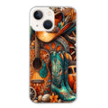 Coque taperso pour Iphone 14 et PRO PLUS PRO MAX avec motif cow boy et texas automne protection antichoc personnalisée
