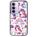 Coque noire taperso pour Redmi 15 4G et 5G avec motif licorne arc en ciel protection antichoc personnalisée