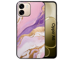Coque noire taperso pour OPPO A6 A6X 4G et 5G avec motif marbre violet protection antichoc personnalisée