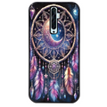 Coque noire taperso pour OPPO Reno 2 et 2Z avec motif dreamcatcher et lune protection antichoc personnalisée