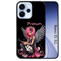Coque noire taperso pour OPPO Reno 15 et F FS 5G avec motif fee rock personnalisee protection antichoc personnalisée