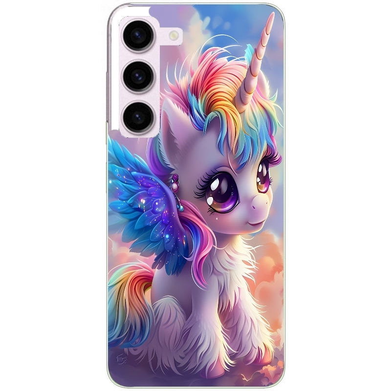 Coque taperso pour Galaxy A13 4G et 5G A23 A53 avec motif licorne style anime protection antichoc personnalisée