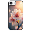 Coque noire taperso pour Iphone 17 17E AIR MAX PRO avec motif fleur de cerisier protection antichoc personnalisée