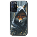 Coque noire taperso pour OPPO Reno 8 LITE avec motif renard fox des bois protection antichoc personnalisée