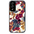 Coque noire taperso pour OnePlus Nord 5 avec motif jungle couleurs d'automne protection antichoc personnalisée