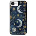 Coque noire taperso pour Iphone 17 17E AIR MAX PRO avec motif lune et etoile protection antichoc personnalisée
