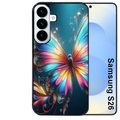 Coque noire taperso pour galaxy S26 et PLUS ULTRA FE avec motif papillon arc protection antichoc personnalisée