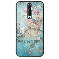Coque noire taperso pour OPPO Reno 2 et 2Z avec motif fleur sakura personnalisee protection antichoc personnalisée