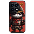 Coque noire taperso pour OnePlus 11 et 12 avec motif panda et samourai protection antichoc personnalisée