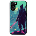 Coque noire taperso pour OnePlus Nord CE5 avec motif samourai new york protection antichoc personnalisée