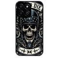 Coque noire taperso pour Honor 70 LITE 90 et LITE avec motif mort motard protection antichoc personnalisée