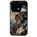 Coque noire taperso pour OnePlus 15 avec motif spartan guerrier protection antichoc personnalisée