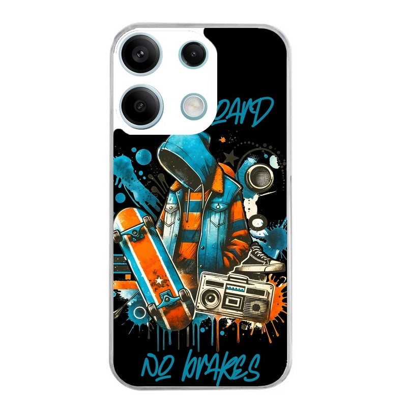 Coque taperso pour POCO X6 5G avec motif skate board protection antichoc personnalisée