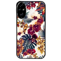 Coque noire taperso pour Honor 200 et Lite Pro Smart avec motif jungle couleurs d'automne protection antichoc personnalisée