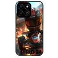 Coque noire taperso pour Honor 70 LITE 90 et LITE avec motif karting f1 personnalisee protection antichoc personnalisée