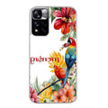 Coque taperso pour Redmi Note 11 4G PRO 5G 11S avec motif perroquet personnalisee protection antichoc personnalisée