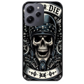 Coque noire taperso pour Redmi 12 4G et 5G avec motif mort motard protection antichoc personnalisée
