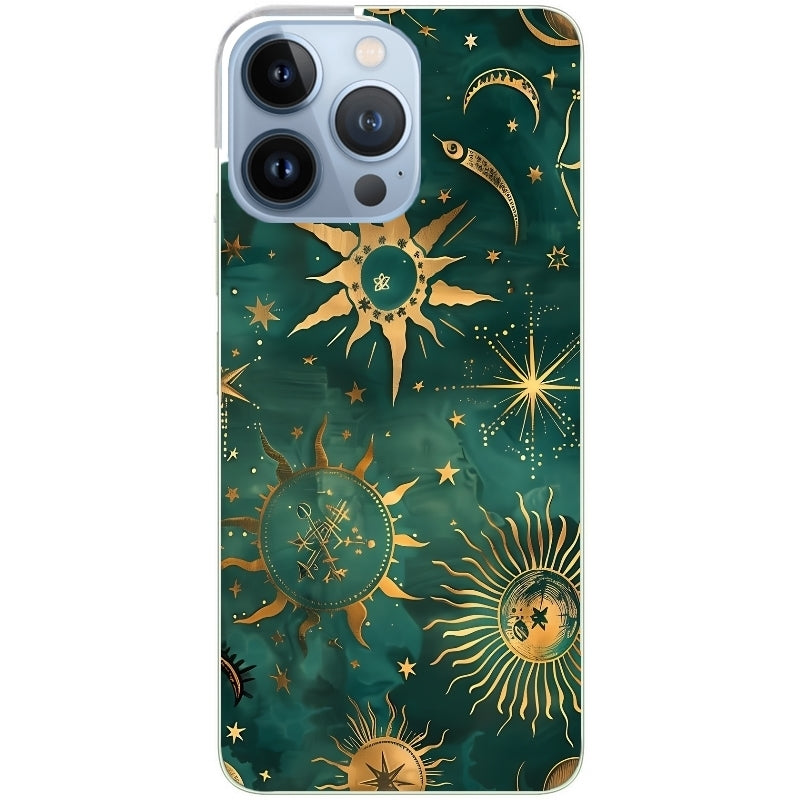 Coque taperso pour Iphone 11 et PRO PRO MAX avec motif lune et astro protection antichoc personnalisée