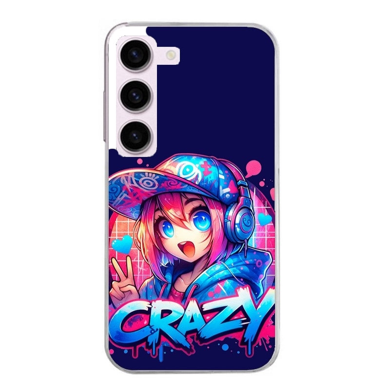 Coque taperso pour Galaxy A13 4G et 5G A23 A53 avec motif anime crazy protection antichoc personnalisée