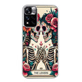 Coque taperso pour Redmi Note 11 4G PRO 5G 11S avec motif tete de mort lovers protection antichoc personnalisée