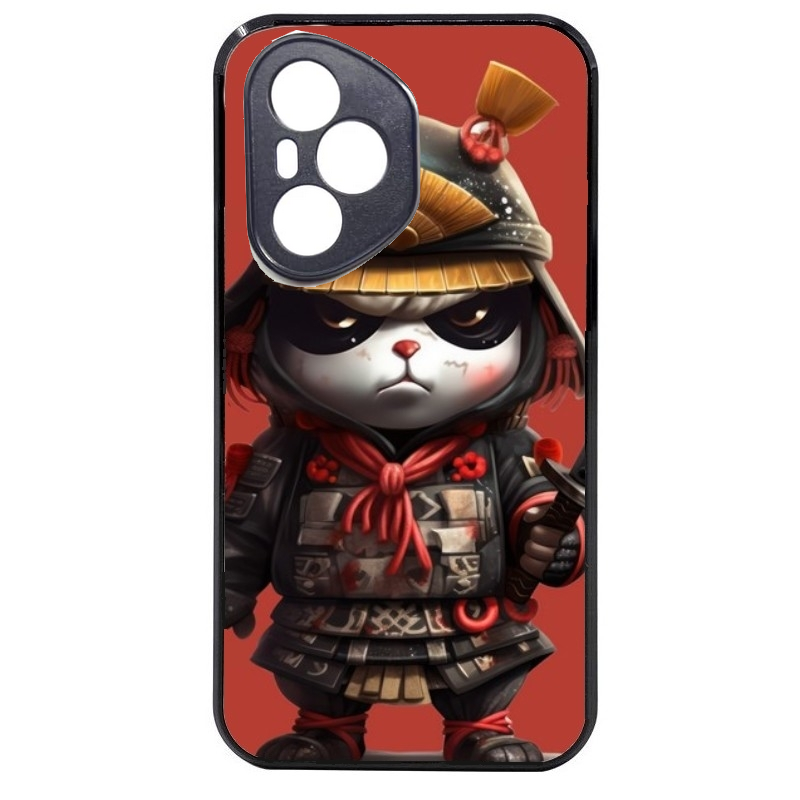 Coque noire taperso pour Honor 400 et Lite Pro Smart avec motif panda et samourai protection antichoc personnalisée