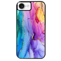 Coque noire taperso pour Iphone 17 17E AIR MAX PRO avec motif marbre tie dye protection antichoc personnalisée