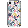 Coque noire taperso pour Iphone 17 17E AIR MAX PRO avec motif jungle et fleur rose protection antichoc personnalisée