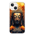 Coque taperso pour Iphone 13 et PRO MINI PRO MAX avec motif bouddha et fleur protection antichoc personnalisée