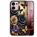 Coque noire taperso pour OPPO A6 PRO 4G et 5G avec motif papillon gothic protection antichoc personnalisée