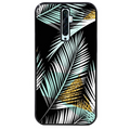 Coque noire taperso pour OPPO Reno 2 et 2Z avec motif palmier noir protection antichoc personnalisée