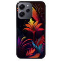 Coque noire taperso pour Redmi 12 4G et 5G avec motif tropical jaune protection antichoc personnalisée
