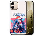 Coque noire taperso pour OPPO A6 A6X 4G et 5G avec motif anime casquette personnalise protection antichoc personnalisée