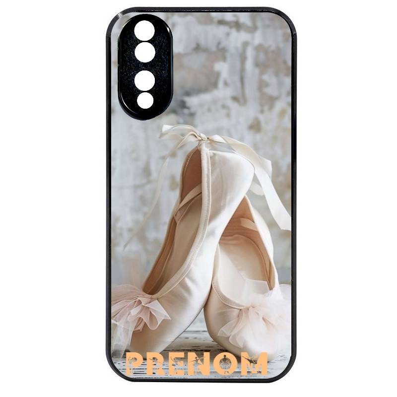 Coque noire taperso pour Honor 70 LITE 90 et LITE avec motif ballerine danse personnalisee protection antichoc personnalisée