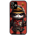 Coque noire taperso pour OPPO A5 PRO 4G et 5G avec motif panda et samourai protection antichoc personnalisée