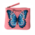 Porte monnaie personnalisé papillon en feutrine en feutrine