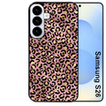 Coque noire taperso pour galaxy S26 et PLUS ULTRA FE avec motif leopard rose protection antichoc personnalisée