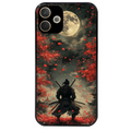 Coque noire taperso pour OPPO A5 PRO 4G et 5G avec motif samourai et katana protection antichoc personnalisée