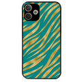 Coque noire taperso pour OPPO A5 PRO 4G et 5G avec motif zebre vert protection antichoc personnalisée