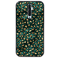 Coque noire taperso pour OPPO Reno 2 et 2Z avec motif leopard vert protection antichoc personnalisée