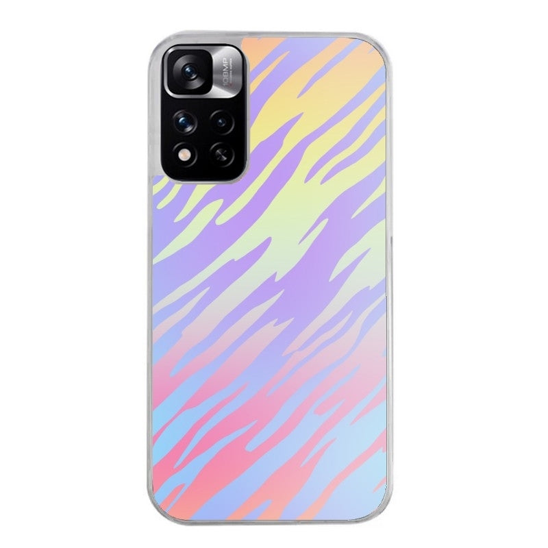 Coque taperso pour Redmi Note 11 4G PRO 5G 11S avec motif zebre pastel protection antichoc personnalisée
