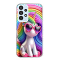 Coque taperso pour Galaxy A13 4G et 5G A23 A53 avec motif licorne pop art protection antichoc personnalisée