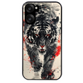 Coque noire taperso pour OnePlus Nord CE5 avec motif tigre japan protection antichoc personnalisée