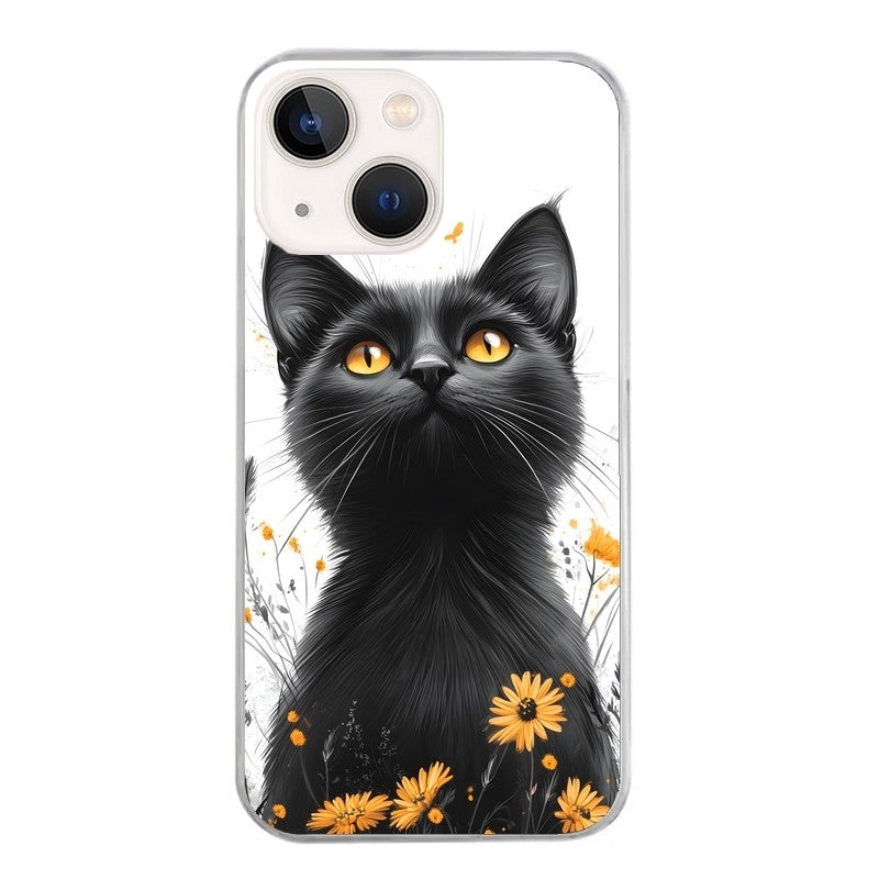 Coque taperso pour Iphone 14 et PRO PLUS PRO MAX avec motif chat eyes protection antichoc personnalisée