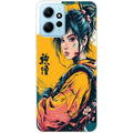 Coque taperso pour POCO X5 5G avec motif samourai girl anime protection antichoc personnalisée