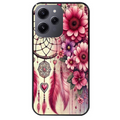 Coque noire taperso pour Redmi 12 4G et 5G avec motif dreamcatcher et coeur protection antichoc personnalisée
