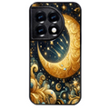 Coque noire taperso pour OnePlus 11 et 12 avec motif lune astre protection antichoc personnalisée