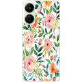 Coque taperso pour POCO C65 4G avec motif fleur des champs protection antichoc personnalisée