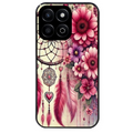 Coque noire taperso pour Honor 70 LITE 90 et LITE avec motif dreamcatcher et coeur protection antichoc personnalisée