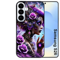 Coque noire taperso pour galaxy S26 et PLUS ULTRA FE avec motif fee style steampunk protection antichoc personnalisée
